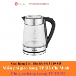 Ấm siêu tốc Hafele T-602C 1,7L/ 535.43.732 (thủy tinh)