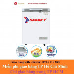 Tủ Đông Kính Cường Lực Sanaky VH-1599HYKD - 100 lít - Hàng chính hãng (kính xanh ngọc)