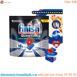 Túi 16 viên rửa chén Finish Quantum Ultimate Dishwasher Tablets QT1021 - Chính hãng