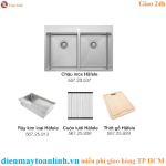 Combo chậu bếp 26 HAFELE 567.20.577