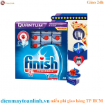 Hộp 40 viên rửa chén Finish Quantum Dishwasher Tablets Regular QT8110 - Chính hãng
