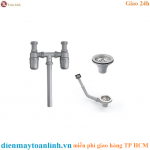 Bộ xả cho chậu 2 hộc (1 xả tràn) Hafele 567.25.875