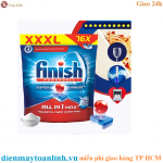 Túi 76 viên rửa chén Finish All In 1 Max Dishwasher Tablets Baking Soda QT04590 - Chính hãng