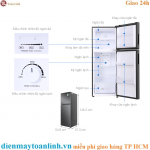 Tủ lạnh Aqua AQR-T239FA HB 212 lít - Chính Hãng