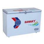 Tủ đông Sanaky VH-568W2 2 ngăn 2 cánh dàn lạnh nhôm - Hàng chính hãng