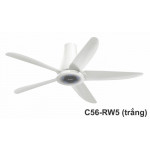 Quạt trần Mitsubishi Electric MS-C56-RW5-SF-GY5 cánh  - Hàng chính hãng (xám đậm)