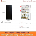 Tủ Lạnh Hitachi R-FG480PGV8 GBK Inverter 366 lít - Chính hãng