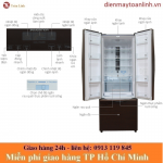 Tủ Lạnh Hitachi R-FWB545PGV2 3 cửa Inverter 455 lít - Chính hãng