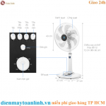 Quạt đứng Hawonkoo FAH-010 - 7 cánh- Chính hãng