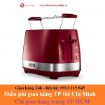 Máy Nướng Bánh Mì Delonghi CTLA2103.R (màu đỏ) - Hàng chính hãng