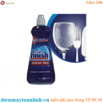 Nước làm bóng và khô chén, đĩa Finish Dishwasher Shine & Dry Regular 400ml QT017391 - Chính hãng