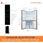 Tủ lạnh Midea SBS MRC-626FWEIS-G 544 lít - kính cường lực - Hàng chính hãng