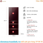 Tủ lạnh Mitsubishi Electric MR-WX52D-BR-V 506 lít - Chính hãng