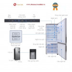 Tủ Lạnh Samsung RL4034SBAS8/SV Inverter 424L - Chính hãng