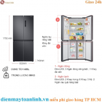 Tủ lạnh Samsung RF48A4000B4/SV Inverter 488 lít - Chính hãng - mẫu 2021
