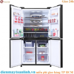 Tủ lạnh Sharp SJ-FXP600VG-BK Inverter 525 lít - Chính hãng 2021