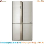 Tủ lạnh Sharp SJ-FX630V-BE 4 cánh cửa Inverter 626L - Chính hãng