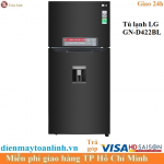Tủ lạnh LG GN-D422BL Inverter 393 lít - Chính Hãng