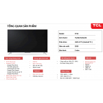 Android Tivi TCL 65P715 Smart 4K 65 Inch -  New 2020 Hàng chính hãng