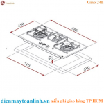 Bếp gas Teka GVI 78 3G AI AL 2TR - Chính hãng