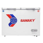 Tủ đông Sanaky VH-225W2 2 ngăn 2 cánh dàn lạnh nhôm - Hàng chính hãng