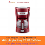 Máy pha cà phê Delonghi ICM14011.R (màu đỏ) - Hàng chính hãng