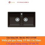 Bồn rửa chén bằng đá Blancozia 9/ 567.68.340 màu đen - Chính hãng