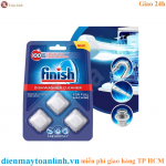 Vỉ 3 viên vệ sinh máy rửa chén Finish Dishwasher Cleaner QT3003 - Chính hãng