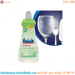 Nước làm bóng và khô chén đĩa Finish 0% Dishwasher Rinse Aid 400ml QT9726 - Chính hãng