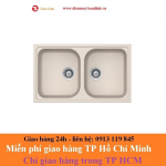 Bồn rửa chén bằng đá Hafele Julius HS-GD8650-màu vàng 570.35.480 - Chính hãng