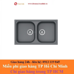 Bồn rửa chén bằng đá Hafele Julius HS-GD8650-màu xám 570.35.580 - Chính hãng