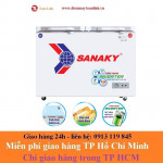 Tủ Đông Kính Cường Lực Sanaky VH-2599W4KD - 195 lít - Hàng chính hãng (kính xanh ngọc)