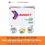 Tủ Đông Kính Cường Lực Sanaky VH-4099W2KD - 300 lít - Hàng chính hãng (kính xanh ngọc)