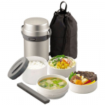 Hộp cơm Zojirushi ZOCM-SL-JAF14-SA - 4 Ngăn - 1.3L - Chính hãng