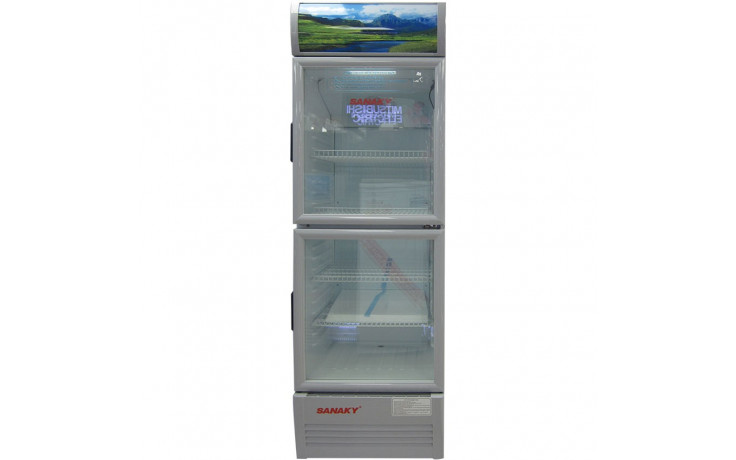 Tủ mát Sanaky 2 cánh dọc Inverter VH-408W3 400 lít - Hàng chính hãng