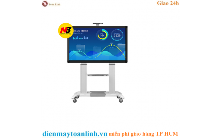 Khung tivi di động North Bayou NB CF100 (60" - 100") nhập khẩu - Hàng chính hãng