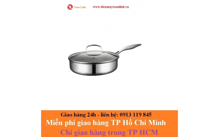 Chảo Chống Dính Inox 304 Connect Health Elmich EL3142 (26cm)