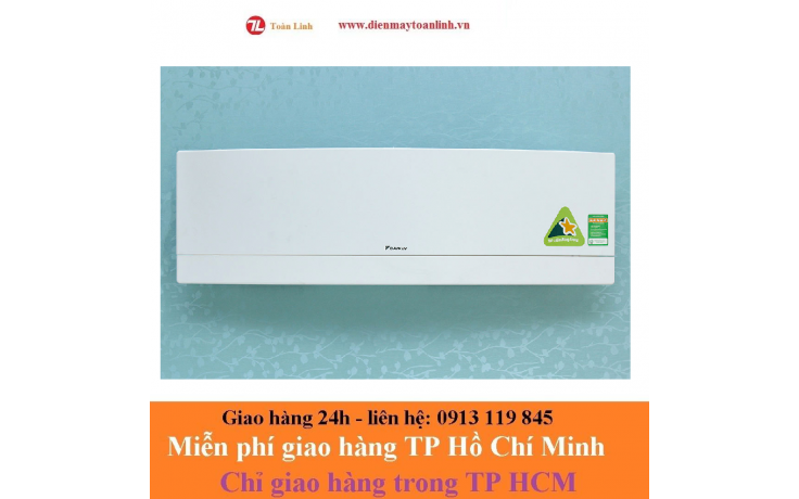 Máy lạnh Daikin 1 chiều inverter FTKJ25NVMVW/RKJ25NVMV (1.0HP) - Hàng chính hãng