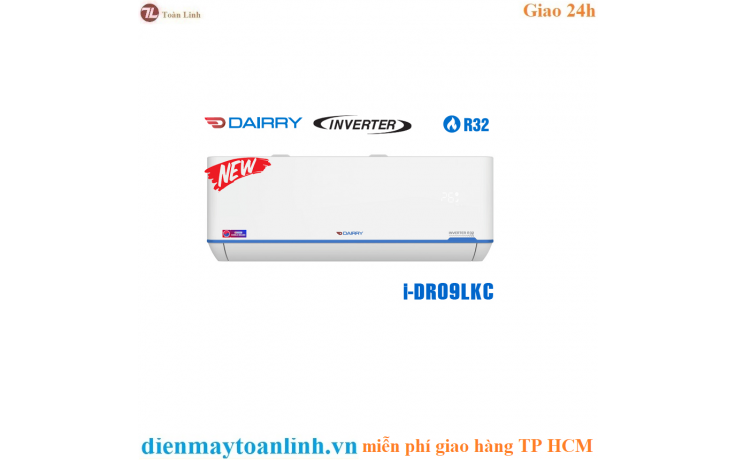 Điều hòa 1 chiều inverter Dairry 9000BTU I-DR09LKC