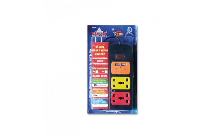 Ổ Cắm 2 Ổ 5 Chấu + USB SPECIAL 2S5U - Robot