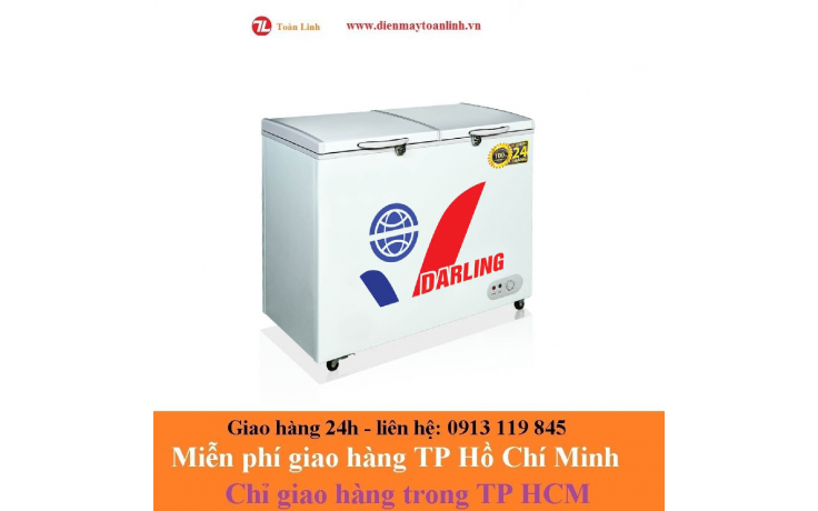 TỦ ĐÔNG DARLING 2 NGĂN 250L DMF-3197WX