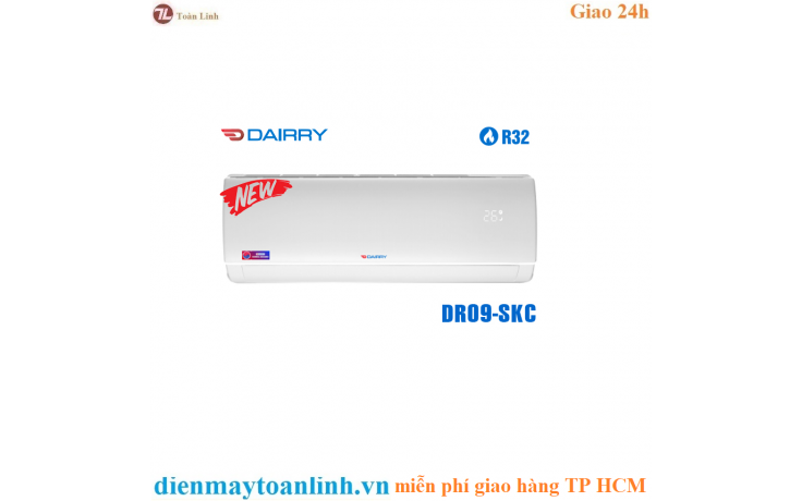 Điều hòa Dairry 9000 BTU 1 chiều DR09-SKC