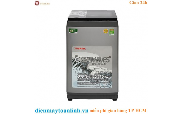Máy giặt Toshiba AW-K905DV SG cửa trên 8 kg - Chính Hãng
