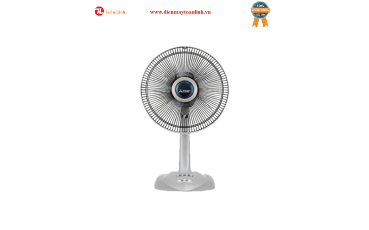 Quạt bàn Mitsubishi Electric MS-D12-GV SF-GY (màu xám) - Hàng chính hãng