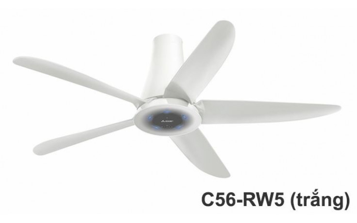 Quạt trần Mitsubishi Electric MS-C56-RW5-SF-GY5 cánh  - Hàng chính hãng (xám đậm)