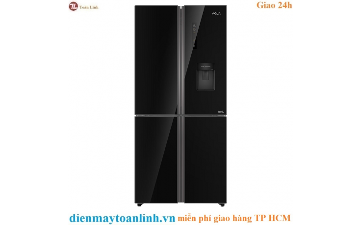Tủ lạnh Aqua AQR-IGW525EM GB Inverter 456 lít - Chính hãng