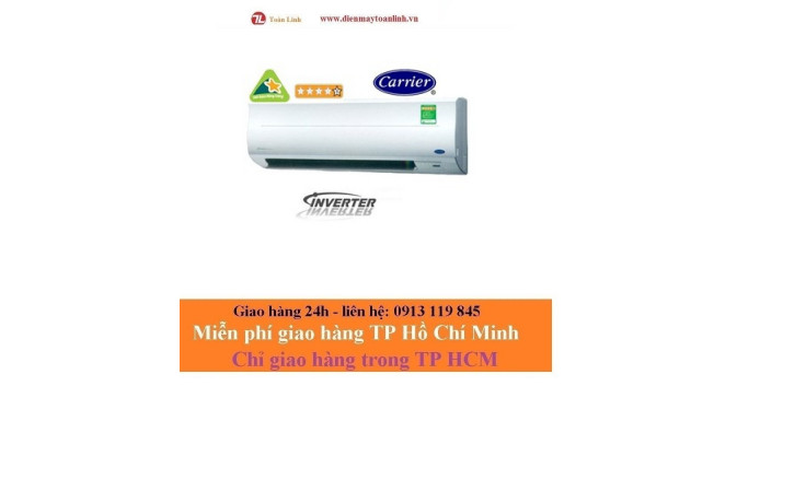 Máy lạnh Carrier 2.0 HP 42GCVBE010-703V/38GCVBE010-703V Inverter - Chính hãng
