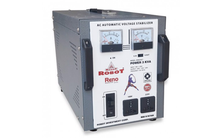 Ổn áp 1 pha Reno 818 3KVA - Robot