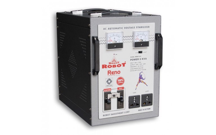 Ổn áp 1 pha Reno 818 5KVA - Robot