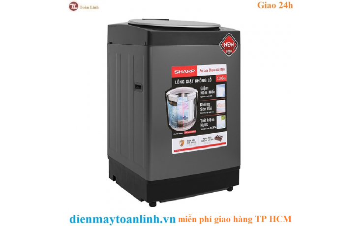 Máy giặt Sharp ES-W102PV-H 10.2 kg - Chính hãng